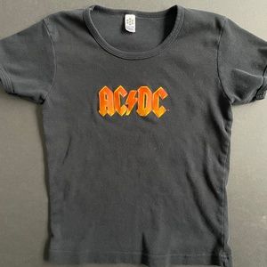 Women’s AC/DC vintage short sleeve T shirt